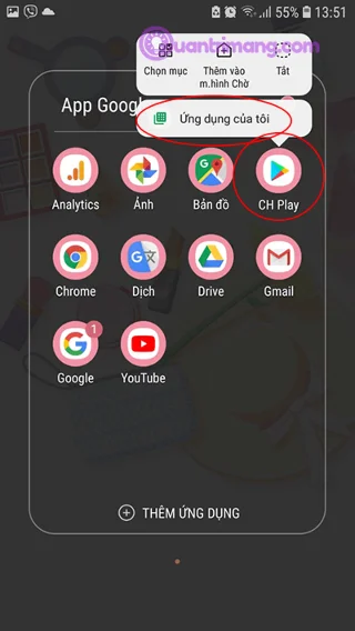 Arahan untuk mengemas kini aplikasi Android