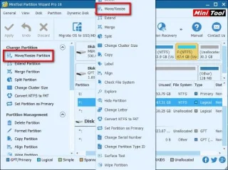 Windows sabit sürücü bölümü nasıl taşınır veya yeniden boyutlandırılır