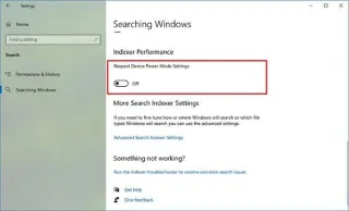 Arama dizin oluşturucularının Windows 10da performansı etkilemesi nasıl önlenir?