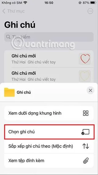 Cara membuat dan mengedit nota pada iPhone