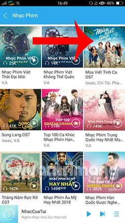 Cómo descargar la lista de reproducción completa de Nhaccuatui a tu teléfono