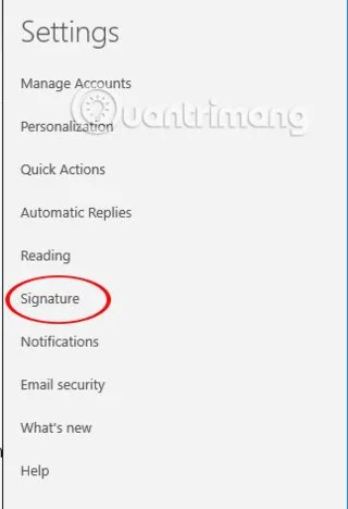 Mail Windows 10'da imza nasıl değiştirilir?