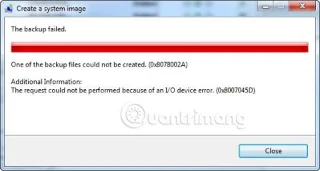 Lees meer over foutcode 0x8007045d en hoe u deze kunt oplossen