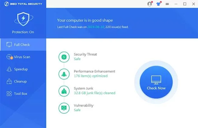Recenzja 360 Total Security: podstawowe, łatwe w użyciu rozwiązanie zabezpieczające