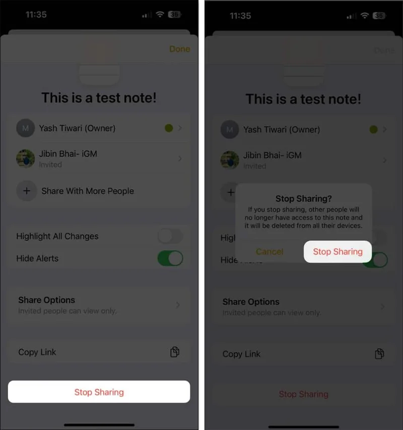 Bagaimana untuk mematikan pemberitahuan nota kongsi pada iPhone