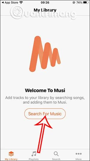 Cara menggunakan Musi untuk mendengar muzik di telefon