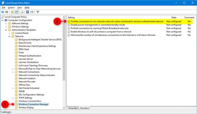 Windows 10'da Etki Alanı Dışı ve Etki Alanında İşlem Yapma/Yapma