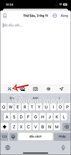 Bagaimana untuk mengalih keluar cadangan untuk menulis diari pada iPhone