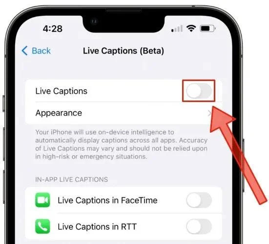 Cara mendayakan Kapsyen Langsung dalam iOS 16 dan macOS Ventura