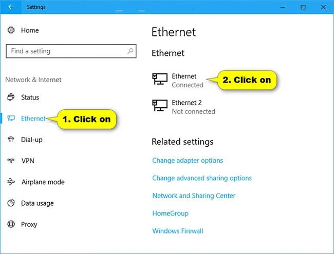 Bagaimana untuk mendayakan/melumpuhkan ciri pengukuran sambungan Ethernet dalam Windows 10