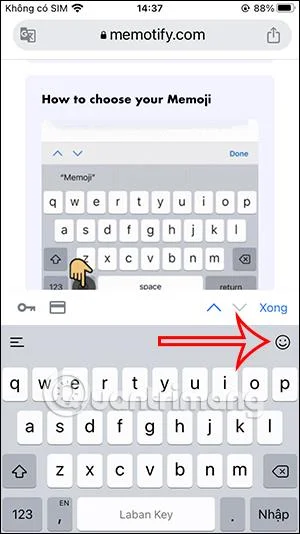 Cara membuat kertas dinding emoji pada iPhone
