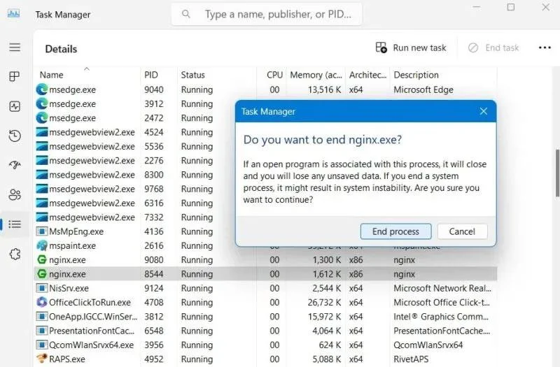 Windows'ta Nginx Sunucusu nasıl kurulur ve çalıştırılır