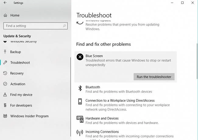 Fix Dxgkrnl.sys BSOD-fout in Windows 10