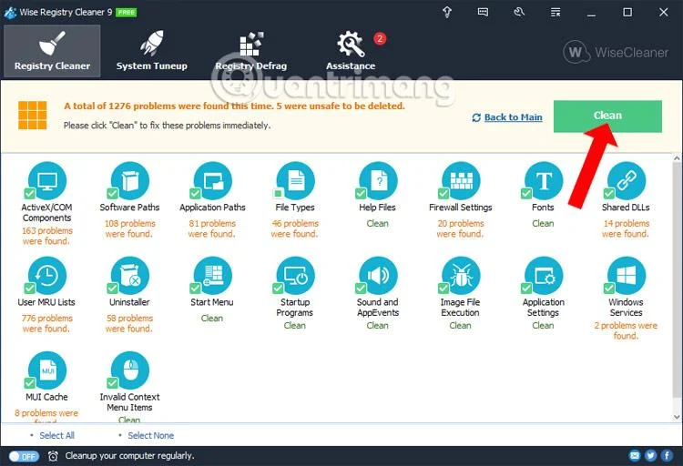 Kayıt defteri hatalarını temizlemek ve düzeltmek için Wise Registry Cleaner nasıl kullanılır?