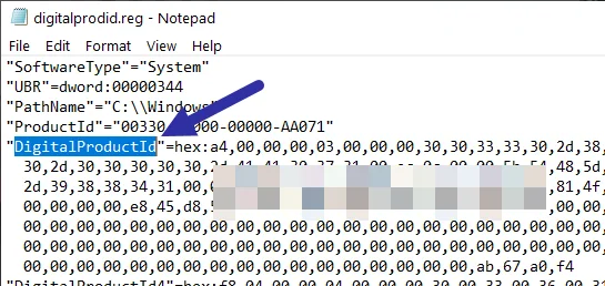 Tidak perlu memasang sebarang perisian, berikut ialah cara untuk mencari Kunci Produk Windows anda