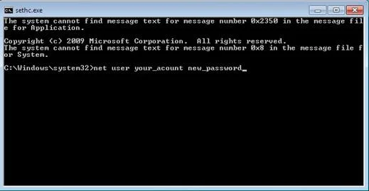 Hoe u het beheerderswachtwoord op Windows opnieuw kunt instellen met Sticky Keys