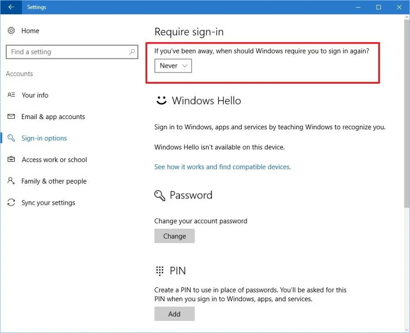 コンピュータがスリープ モードから起動した後、パスワードが必要になります。これを修正する方法は次のとおりです。