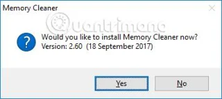 メモリクリーナーの更新
