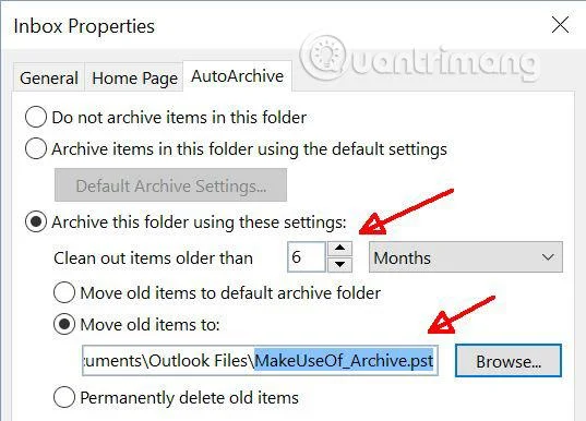Windows 10'da Dosya Geçmişi'ni kullanarak Outlook e-postalarını yedekleme