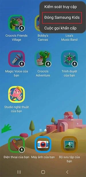 Cómo utilizar el modo Samsung Niños