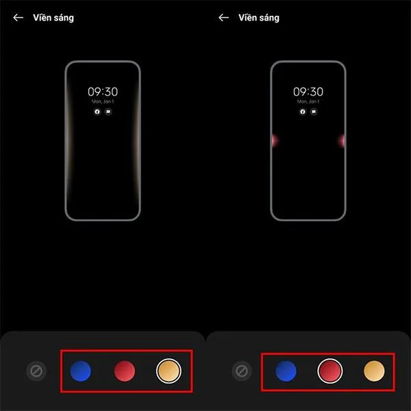 Come regolare il colore dell'effetto di notifica su OPPO