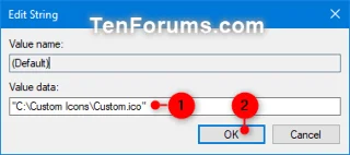 Windows'ta Masaüstüne Gönder simgesi (kısayol oluştur) nasıl değiştirilir?
