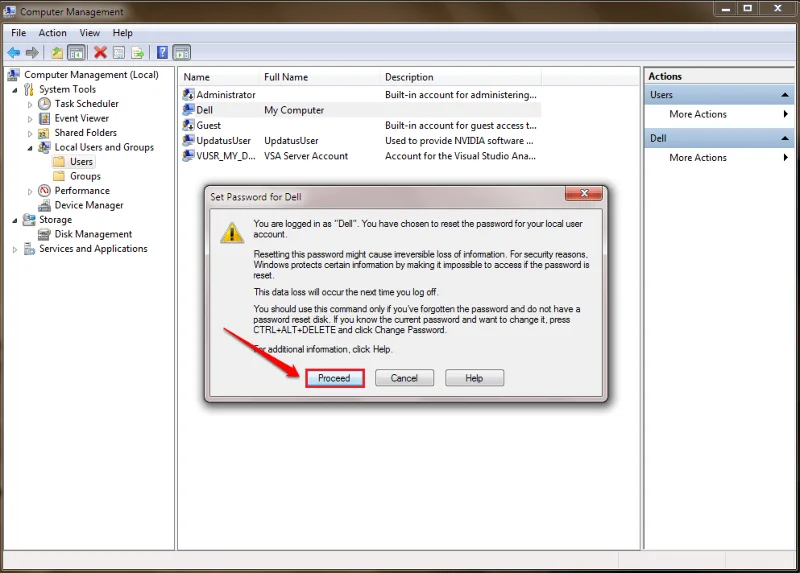 Arahan untuk menukar kata laluan Windows tanpa perlu mengingati kata laluan lama