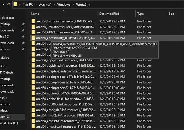 Bagaimana untuk membersihkan dan memulihkan ruang pada pemacu Windows C