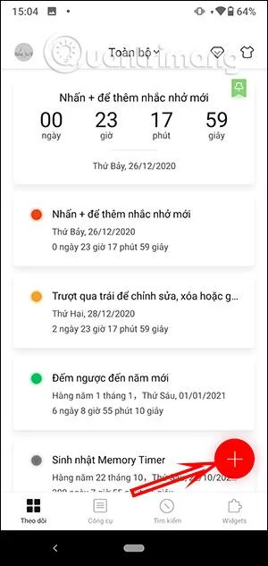 メモリタイマーを使用して携帯電話で時間をカウントダウンする方法
