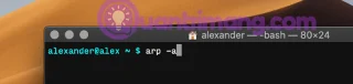 MacOS'ta Terminal ile yerel ağ nasıl taranır