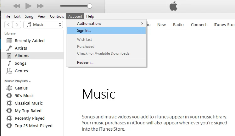 Arahan untuk memasang, mengemas kini dan menggunakan iTunes pada Windows 10