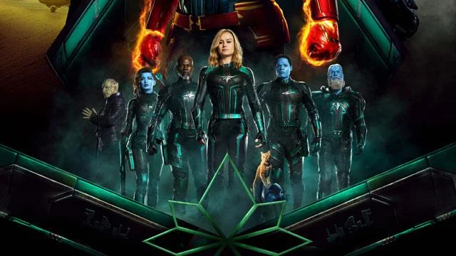 Set kertas dinding Kapten Marvel resolusi tinggi untuk komputer