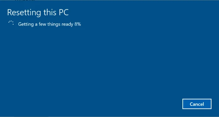 Tetapkan semula Windows 10 kepada keadaan asalnya