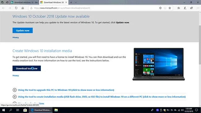 Dahili sabit sürücü bölümünden Windows 10 nasıl yüklenir