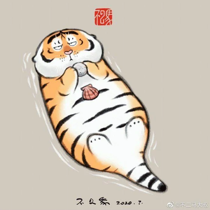 Sfondi di tigre grassa, foto carine di tigre grassa