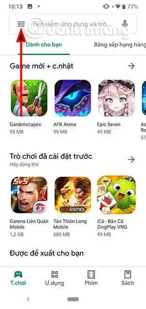 Comment changer de compte Google Play sur Android
