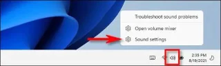 Windows 11 görev çubuğunda ses çıkış cihazı nasıl değiştirilir