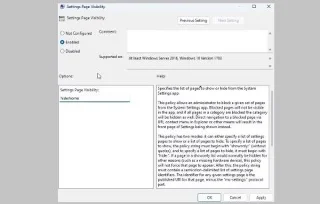 Comment supprimer la page daccueil de lapplication Paramètres dans Windows 11