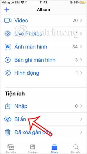iPhoneで非表示のフォトアルバムをロックする方法
