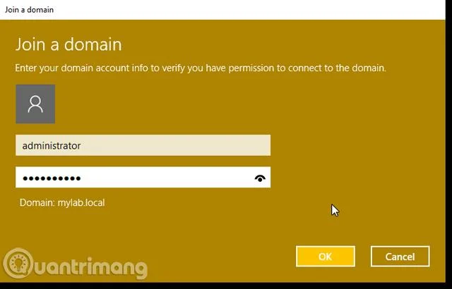 Windows 10 でドメインに参加する手順