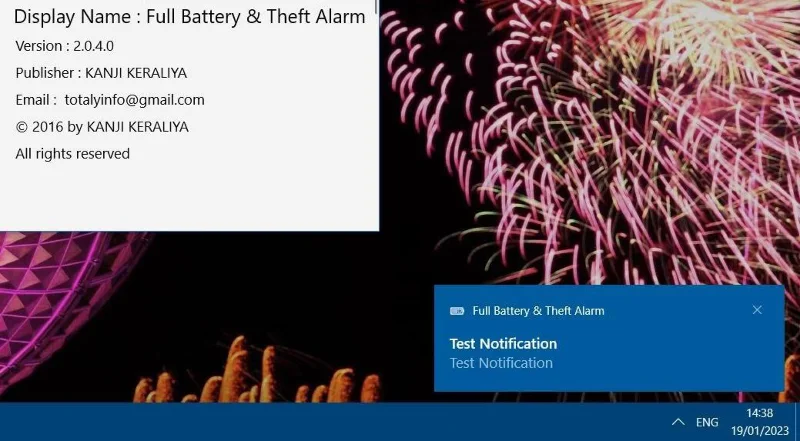 Windows 10/11 için pil tamamen şarj edilmiş bildirimi nasıl eklenir