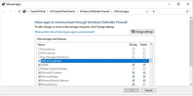 Windows 10'da Mail uygulamasının çalışmama sorununu düzeltme