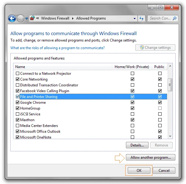 Bagaimana untuk menyekat atau menyahsekat program pada Windows Firewall?