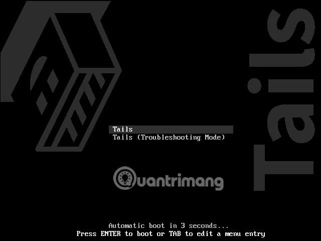 Arahan untuk memasang Tails pada Windows