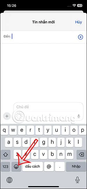 Arahan untuk menukar warna emoji pada iPhone