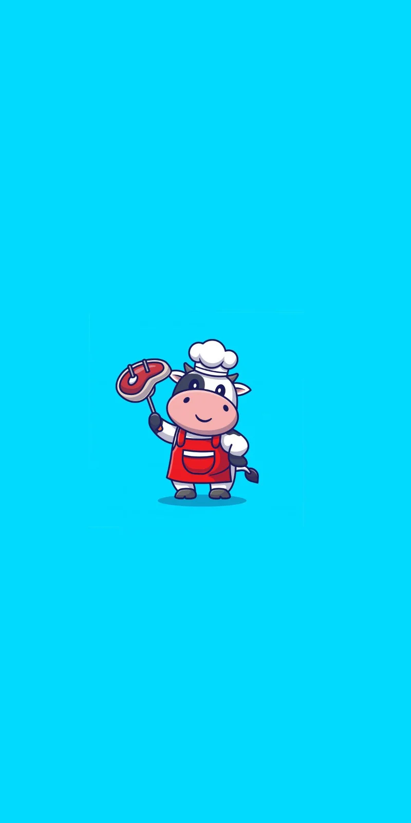 Kertas dinding lembu tenusu comel, gambar lembu tenusu comel