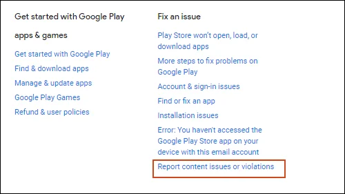 Cara melaporkan apl Android yang mencurigakan