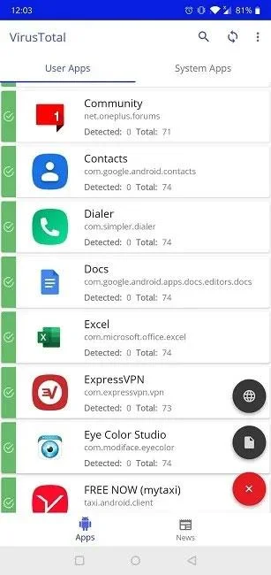 Arahan untuk mengimbas fail APK untuk virus untuk memastikan keselamatan sebelum pemasangan