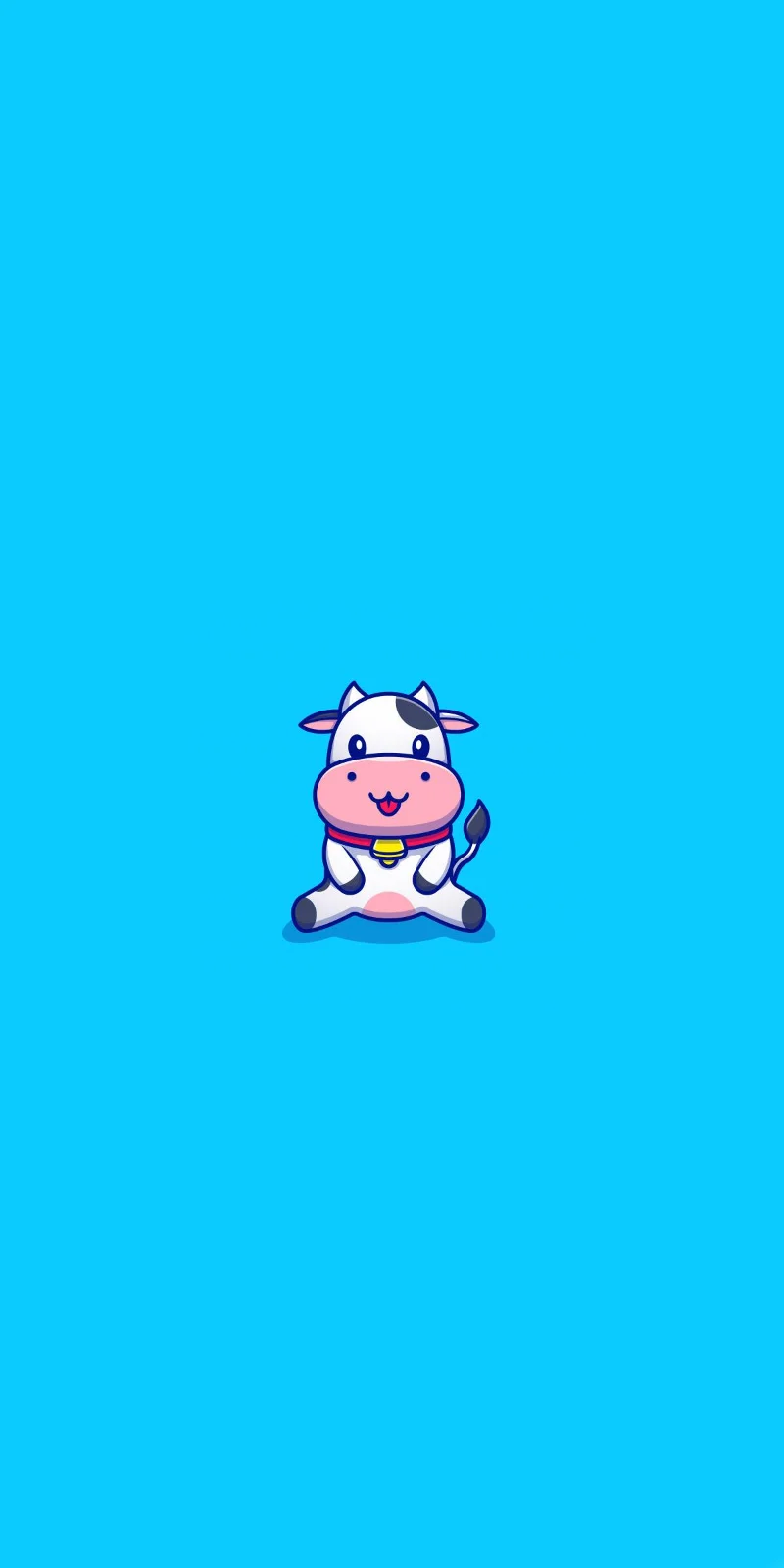 Kertas dinding lembu tenusu comel, gambar lembu tenusu comel
