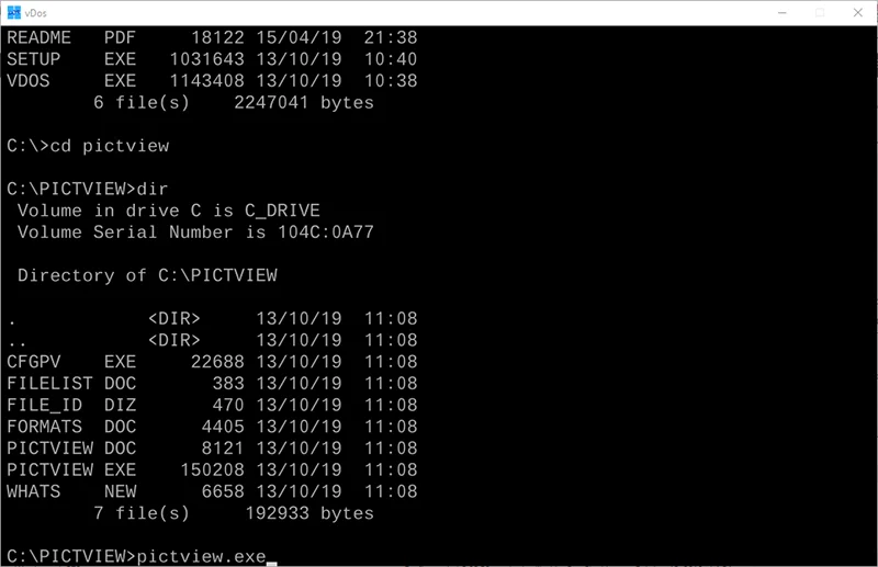 So verwenden Sie vDOS, um alte DOS-Programme unter Windows 10 auszuführen